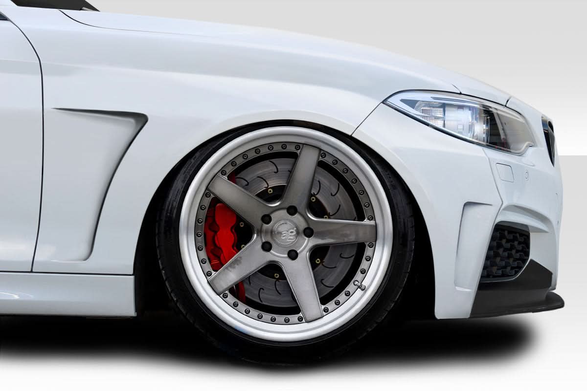 2014-2021 BMW 2 Series MHR Style Wide Body Front Fender Flares - FRP