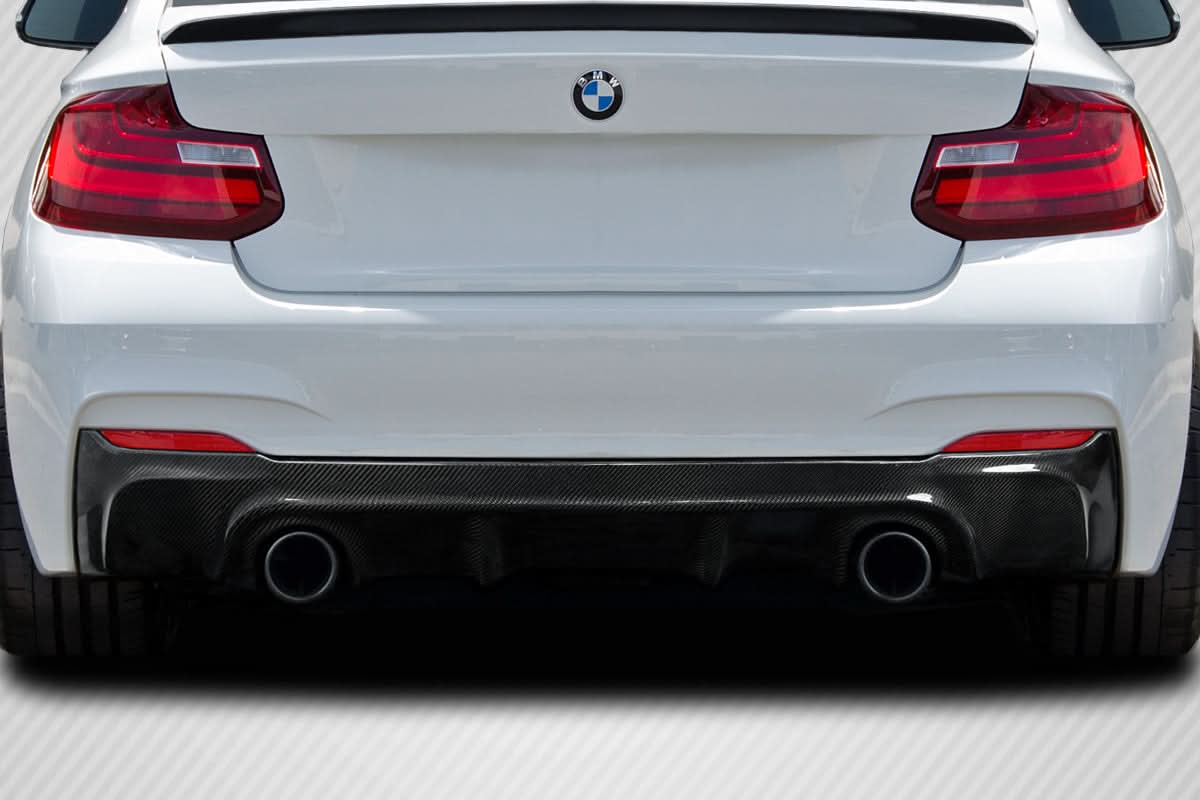2014-2021 BMW 2 Series 3DS Style Rear Diffuser - Carbon Fiber