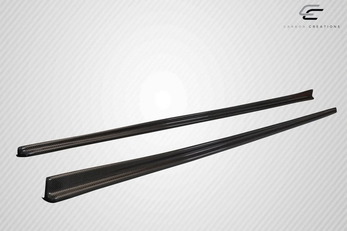 2014-2021 BMW 2 Series 3DS Style Side Skirt Splitters - Carbon Fiber