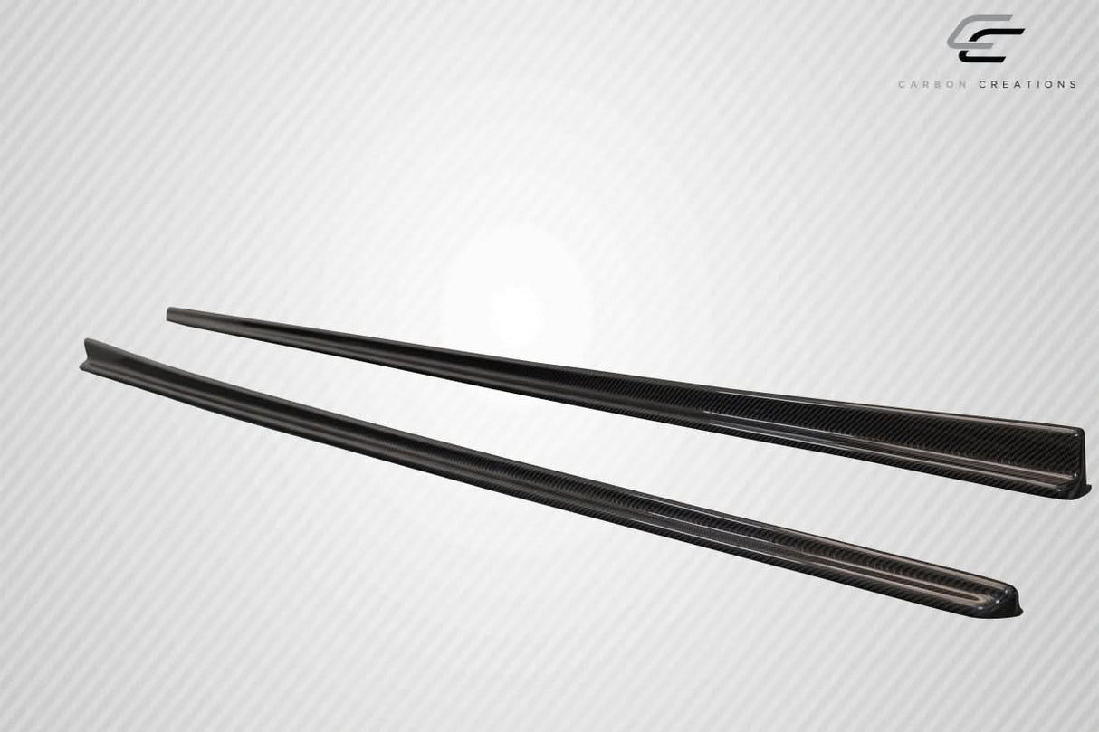 2014-2021 BMW 2 Series 3DS Style Side Skirt Splitters - Carbon Fiber