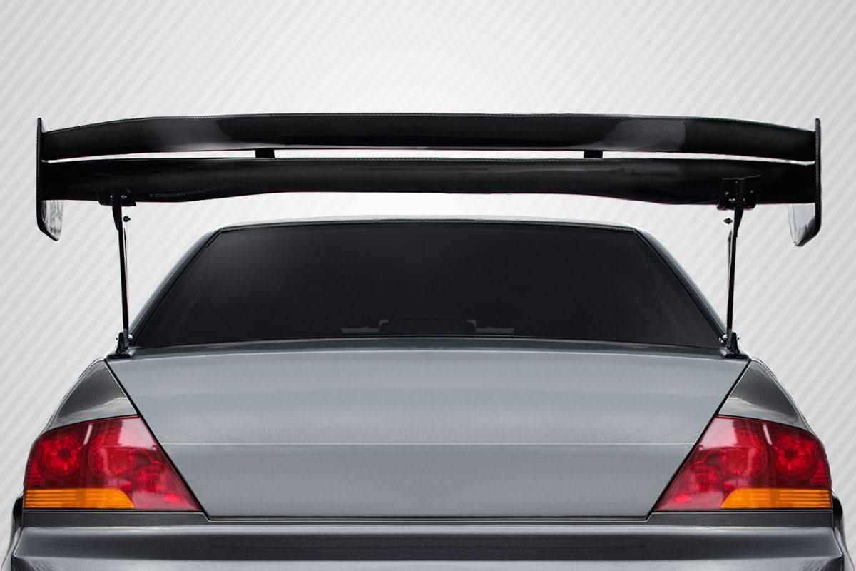 2002-2007 Mitsubishi Lancer VTX Style Trunk Lid Spoiler - Carbon Fiber