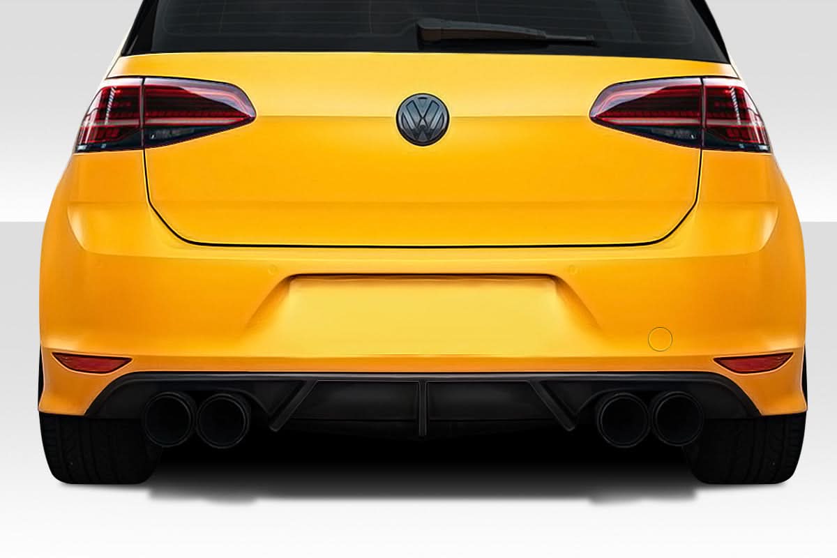 2015-2021 Volkswagen Golf R RZ Style Rear Diffuser - 1 Piece - FRP
