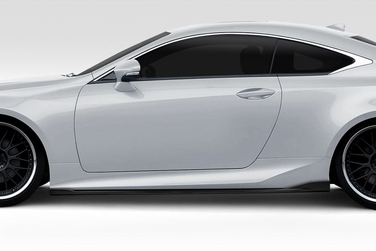 2015-2018 Lexus RC SBZ Style Side Skirt Splitters - 2 Piece - FRP