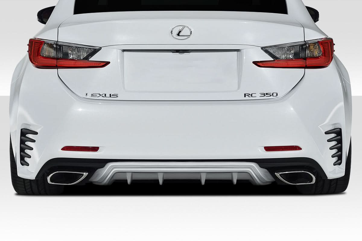 2015-2018 Lexus RC SBZ Style Rear Diffuser - 1 Piece - FRP