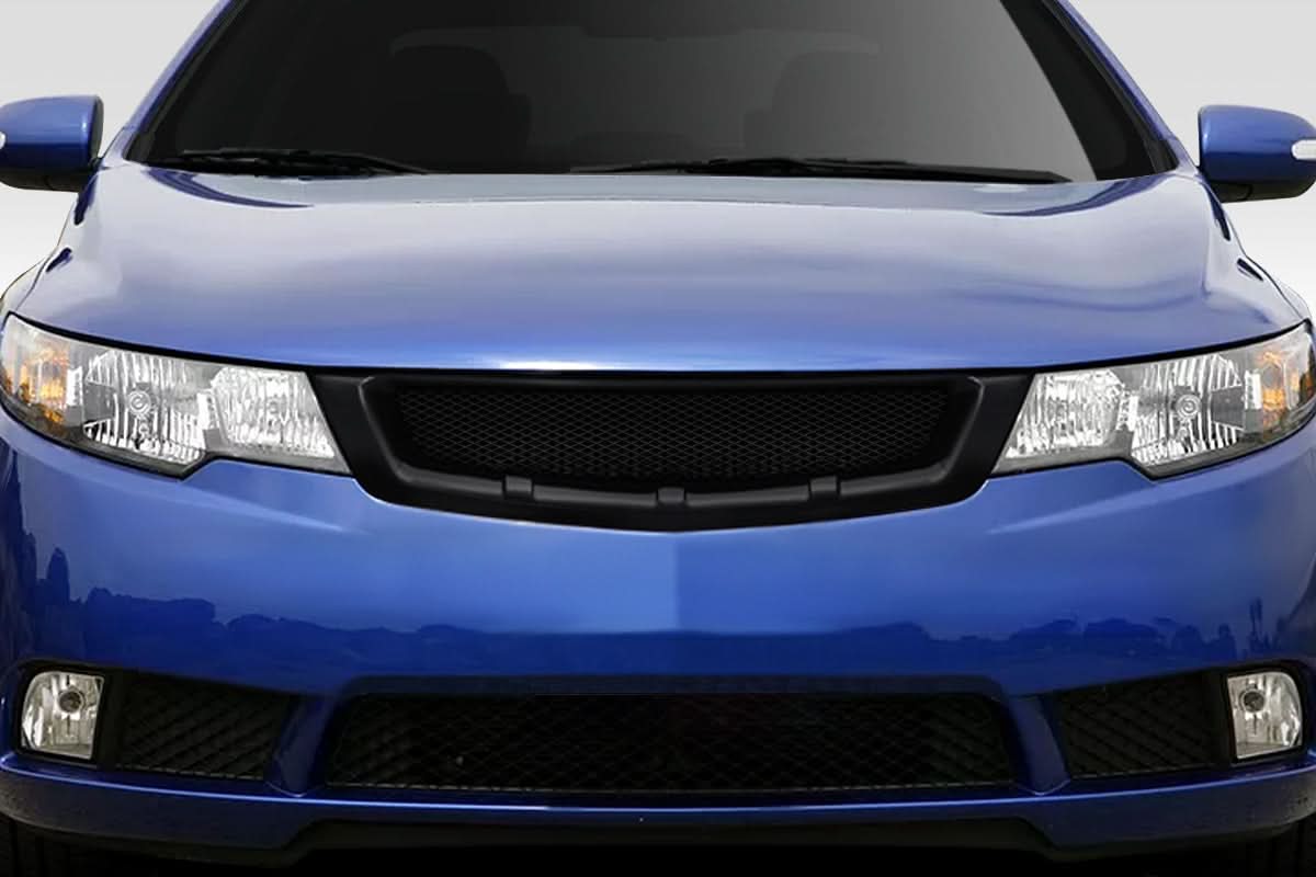 2010-2013 Kia Forte Flax Style Grille - 1 Piece - FRP