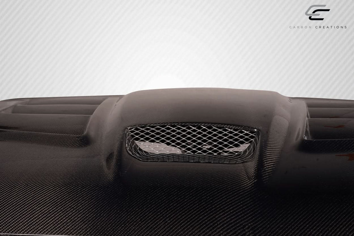 2011-2023 Dodge Durango Viper Style Hood - Carbon Fiber