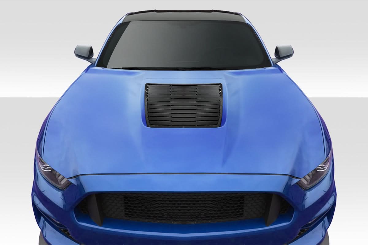 2015-2023 Ford Mustang GT1 Style Center Hood Vent - FRP