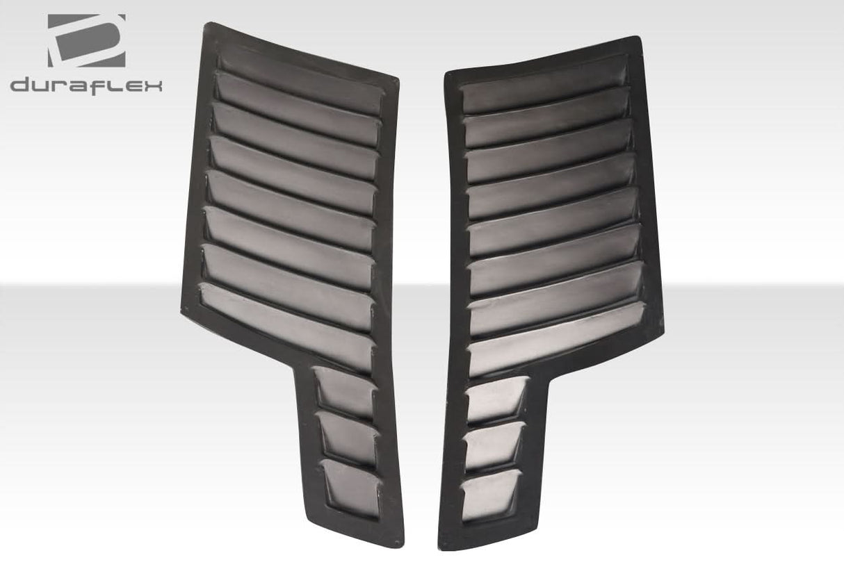 2015-2023 Ford Mustang GT1 Style Side Hood Vents - 2 Piece - FRP