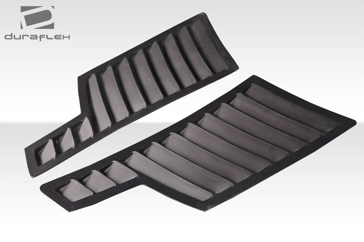 2015-2023 Ford Mustang GT1 Style Side Hood Vents - 2 Piece - FRP