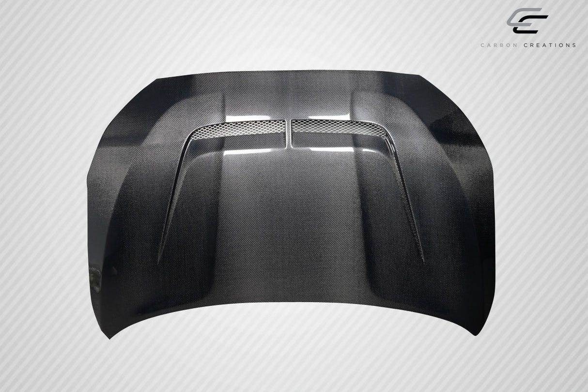 2019-2021 Hyundai Veloster J Speed Style Hood - Carbon Fiber