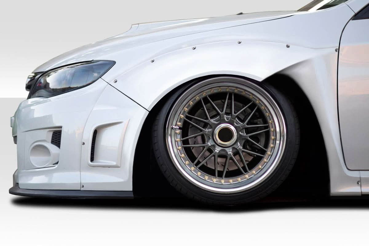 2011-2014 Subaru WRX STI MTR Style Wide Body Front Fender Flares - FRP