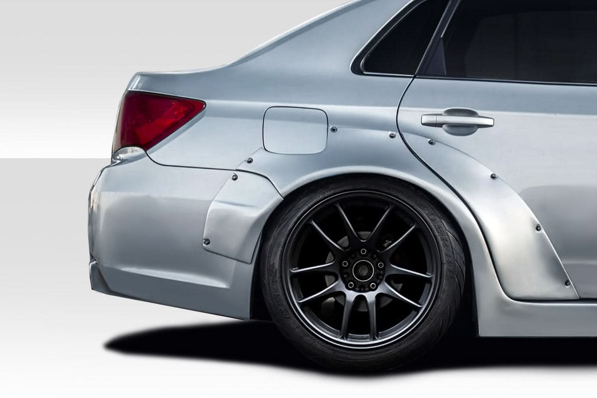 2011-2014 Subaru Impreza WRX STI Magna Style Wide Body Rear Fender Flares - FRP