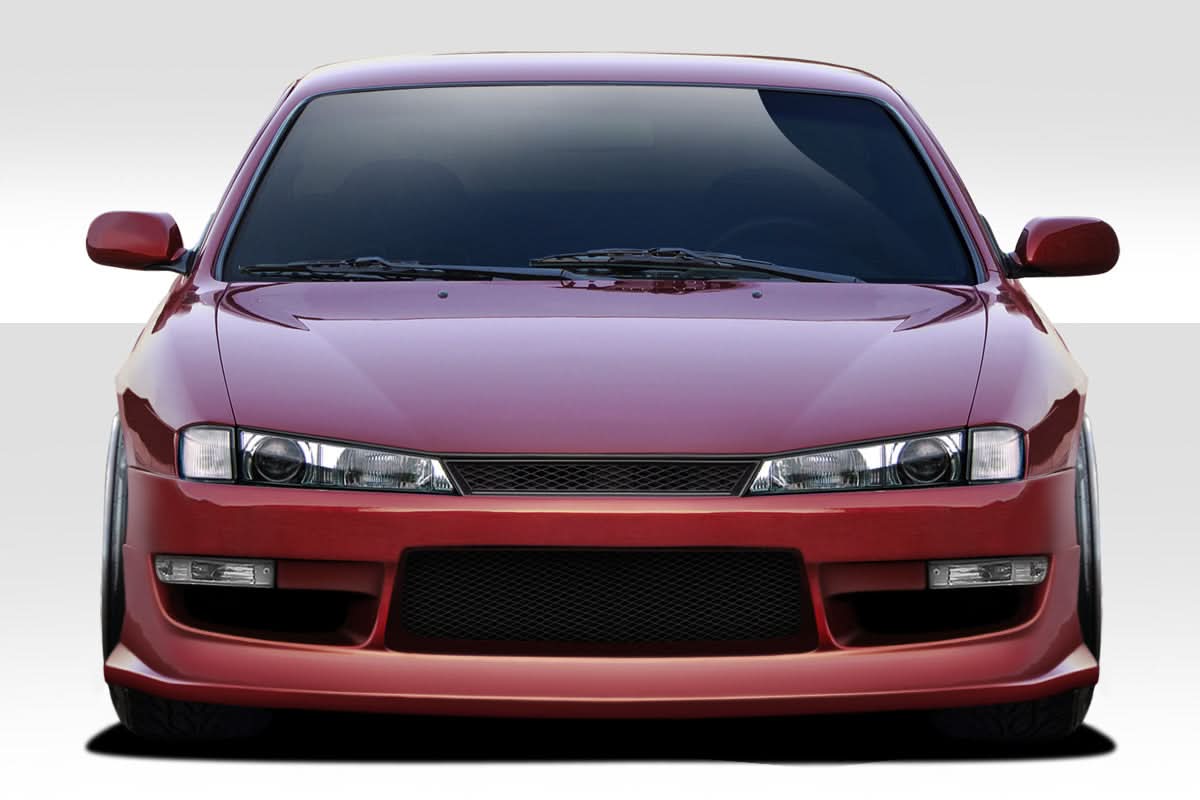 1997-1998 Nissan 240SX Super Drift Style Front Bumper Cover - FRP