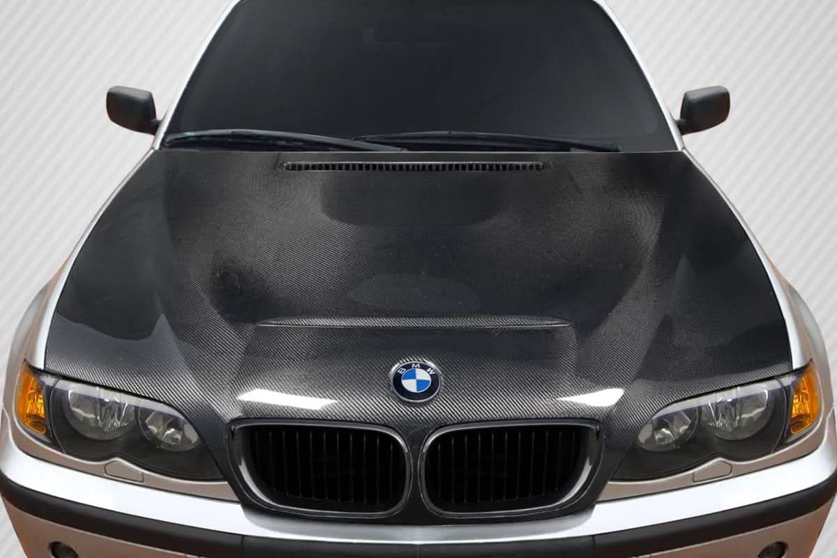 2002-2005 BMW 3 Series E46 GTS Look Hood - Carbon Fiber