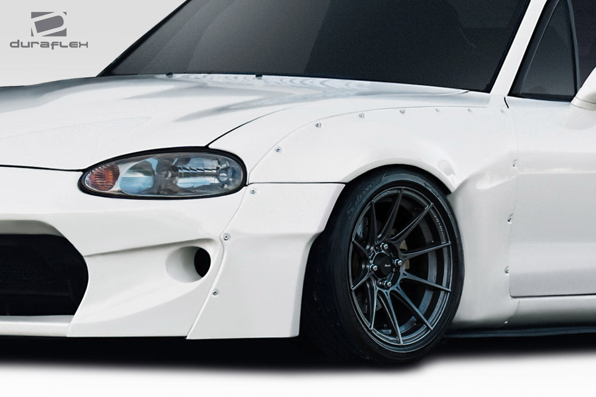 1999-2005 Mazda Miata RBS Style Wide Body Front Fender Flares - 2 Piece