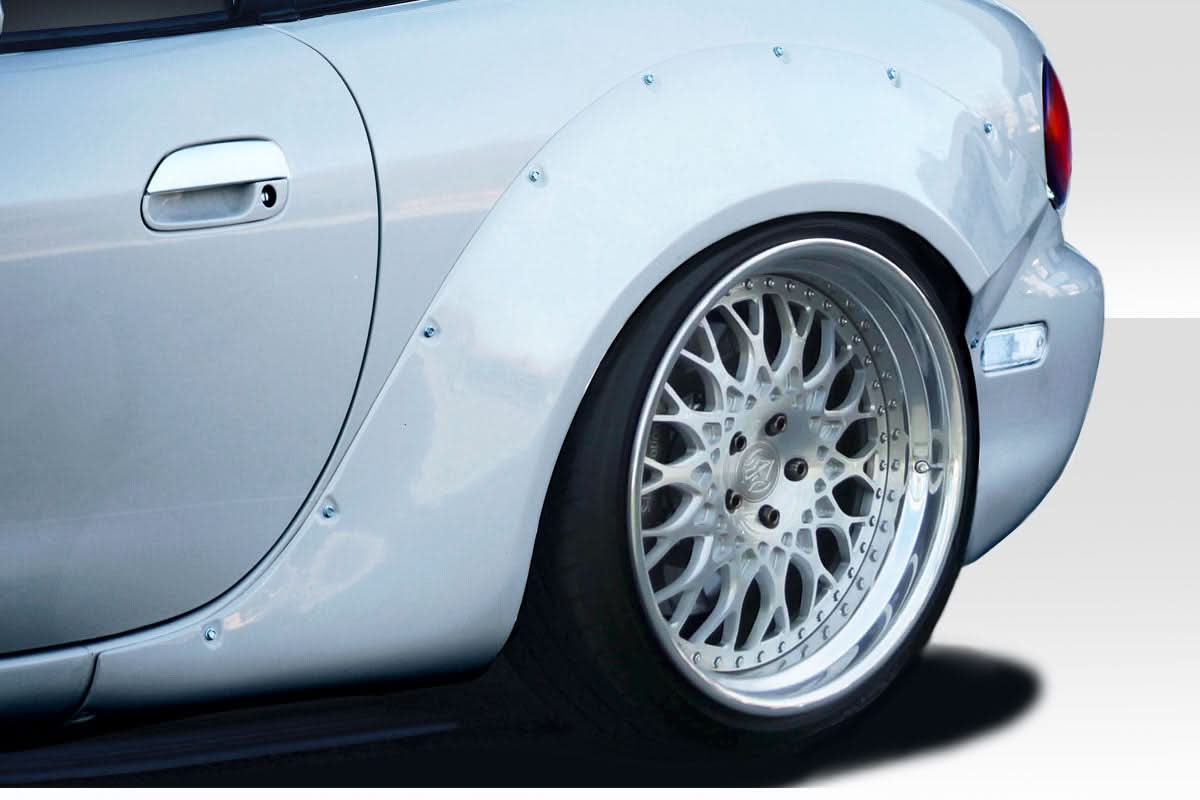 1999-2005 Mazda Miata RBS Style Wide Body Rear Fender Flares - 2 Piece - FRP