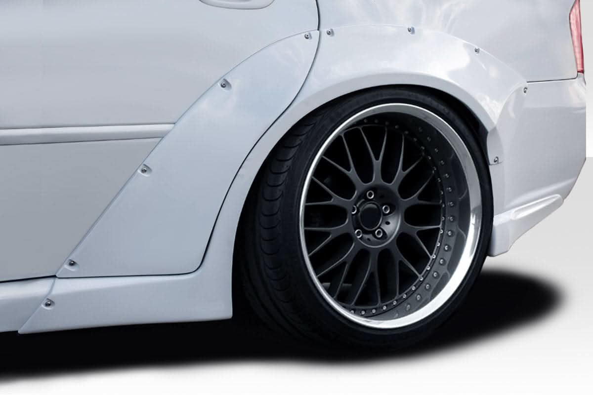 2005-2009 Subaru Legacy MSR Style Wide Rear Fender Flares 4 Piece - FRP