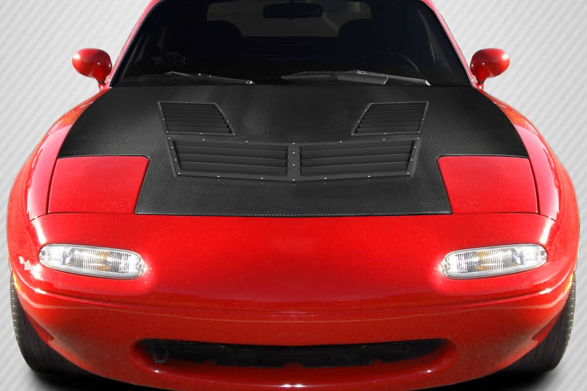 1990-1997 Mazda Miata Iceman Style Hood - Carbon Fiber