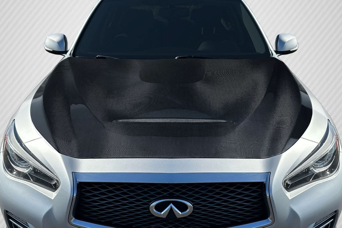 2014-2023 Infiniti Q50 GTS Look Hood - Carbon Fiber