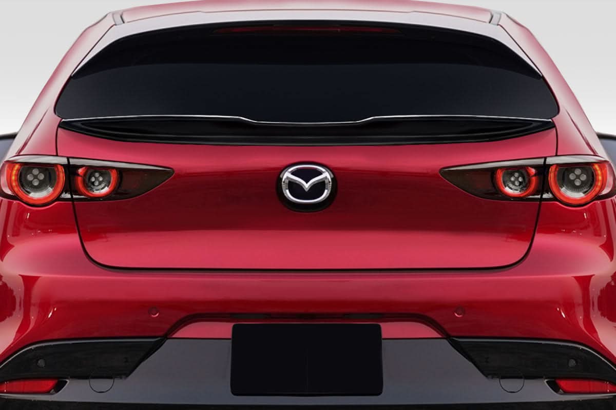 2019-2025 Mazda 3 Corke Style Rear Mid Wing Spoiler - FRP