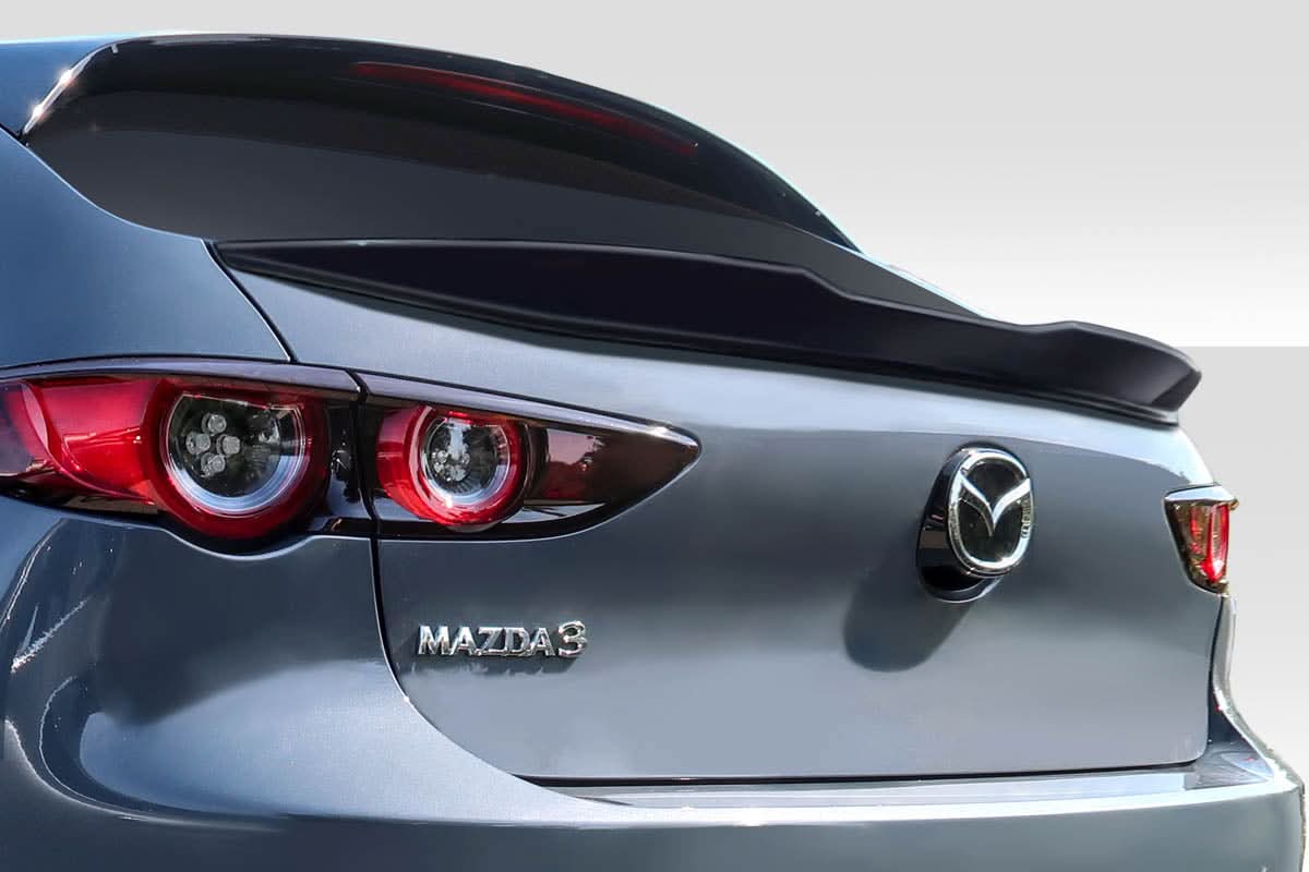 2019-2025 Mazda 3 Corke Style Rear Mid Wing Spoiler - FRP