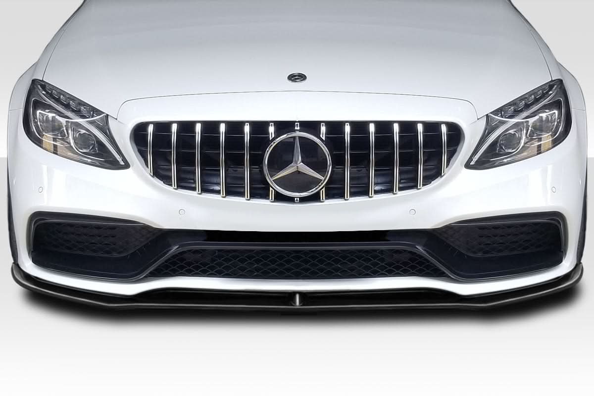 2015-2018 Mercedes C-Class Power Style Front Lip Spoiler - FRP