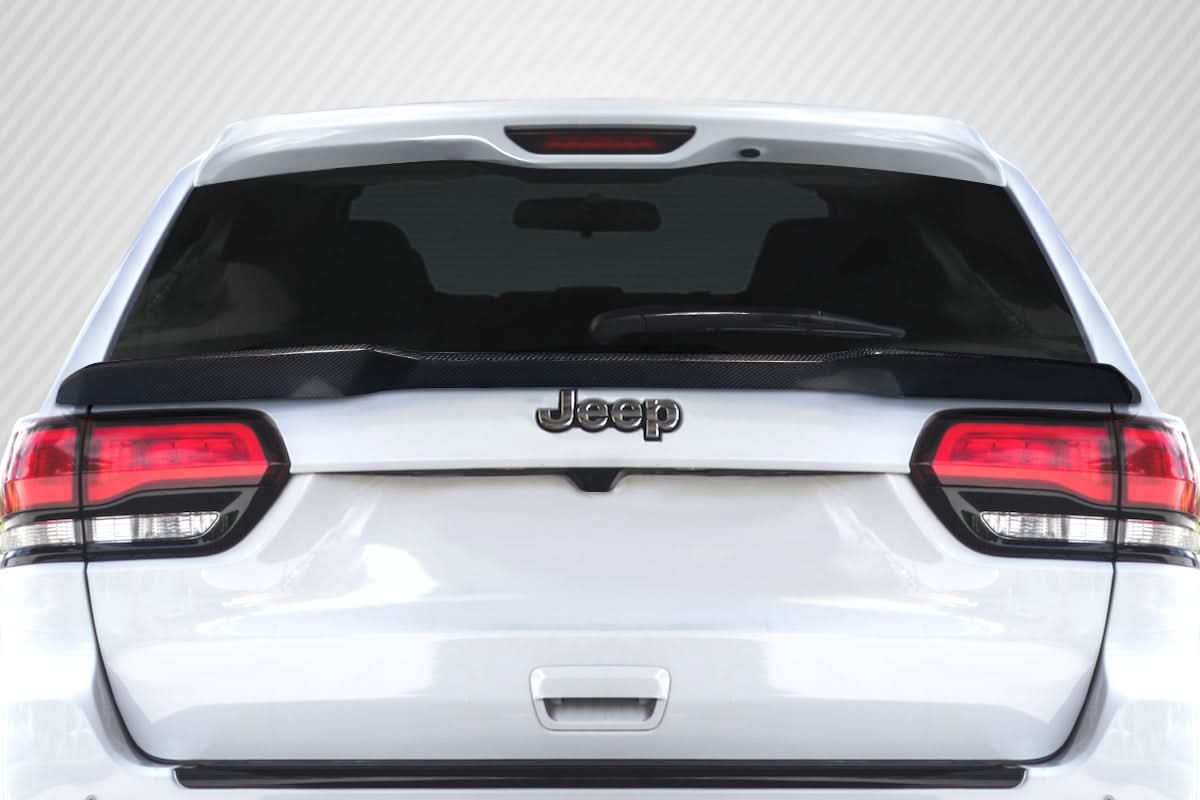 2014-2022 Jeep Grand Cherokee Altero Style Rear Mid Wing Spoiler - Carbon Fiber