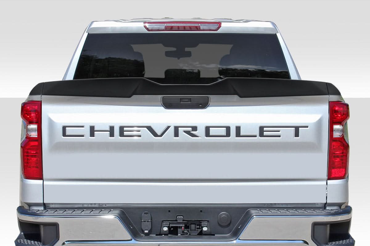 2019-2025 Chevrolet Silverado Tornado Style Rear Tailgate Wing Spoiler - FRP
