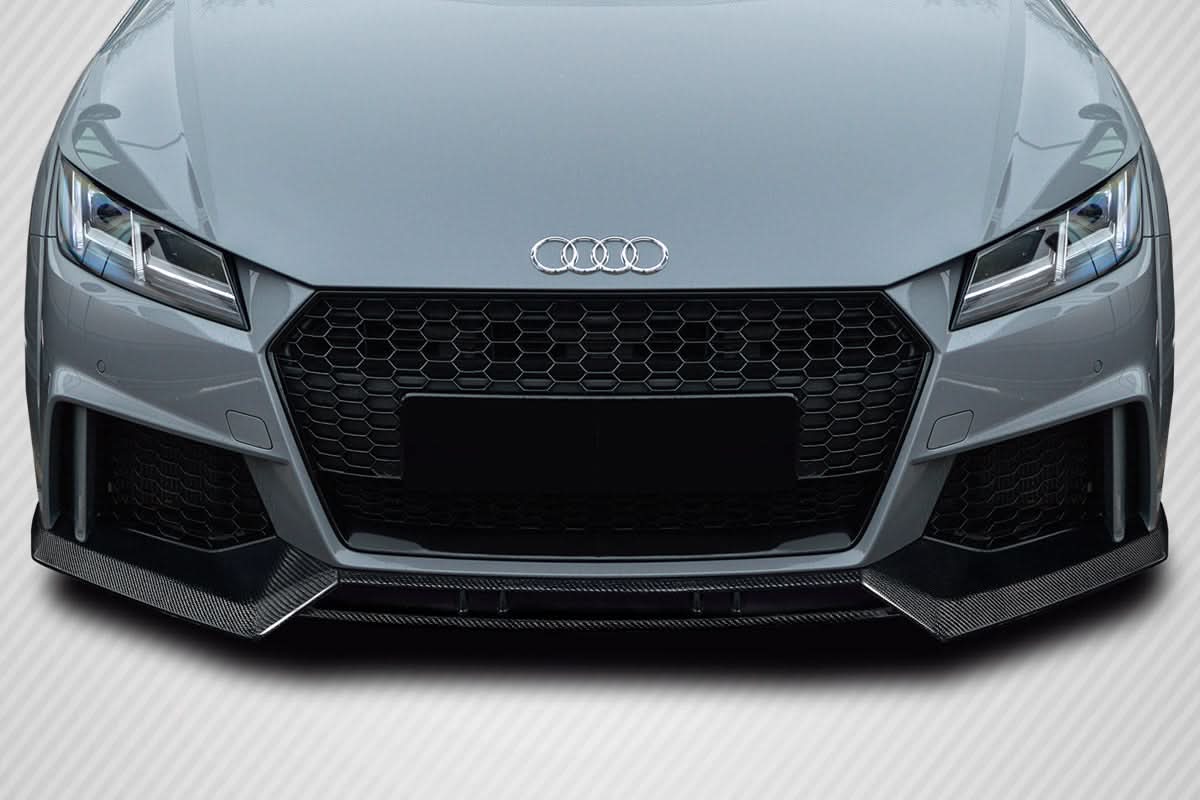 2016-2018 Audi TT RS Kreig Style Front Lip Spoiler - Carbon Fiber