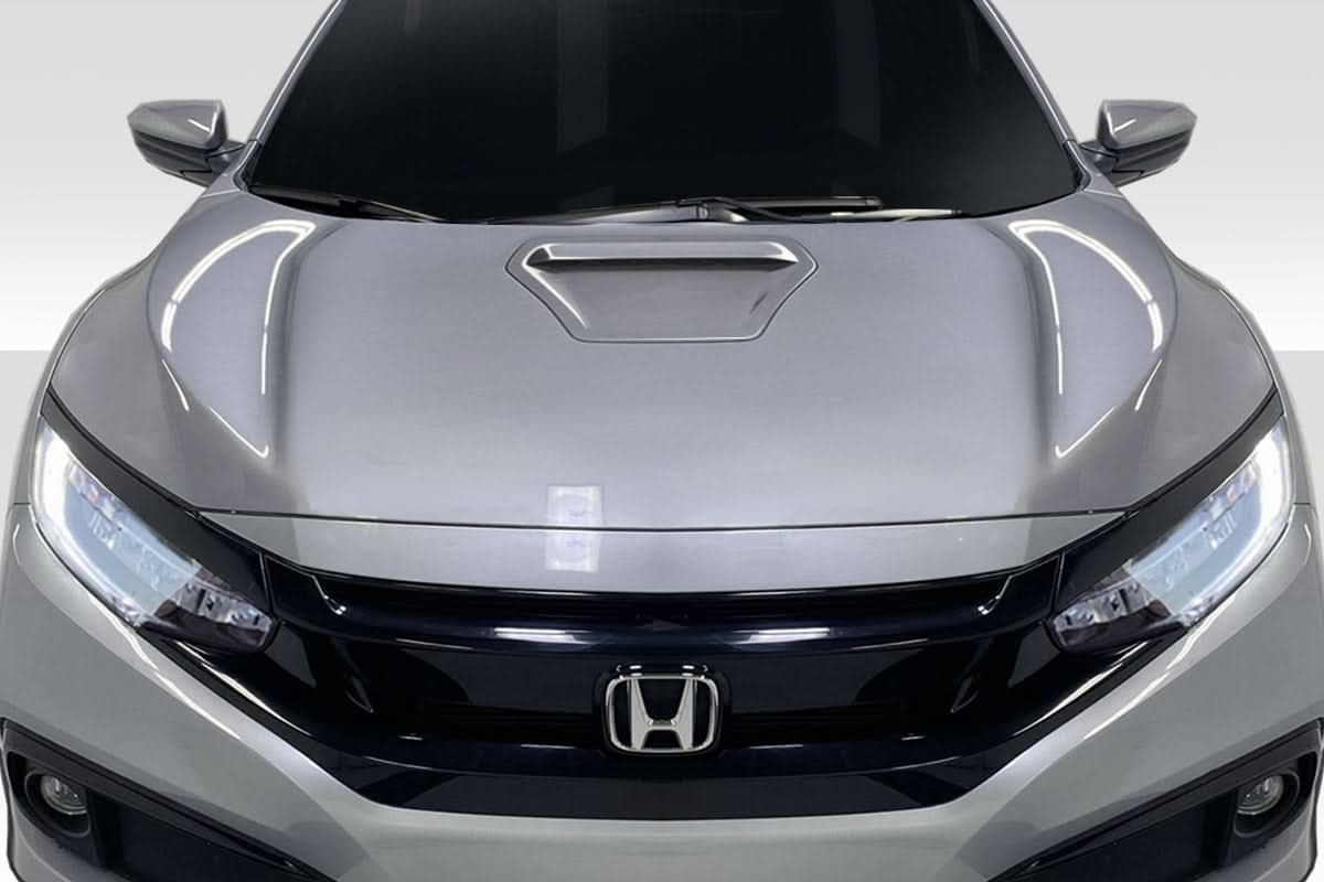 2016-2021 Honda Civic Type R Look Hood - 1 Piece - FRP