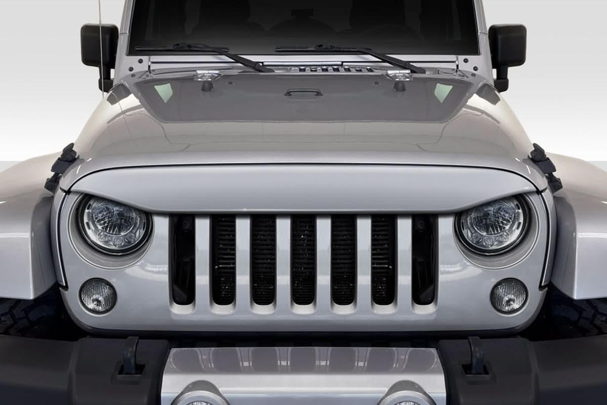 2007-2018 Jeep Wrangler JK Hawkley Style Light Brow - 1 Piece - FRP