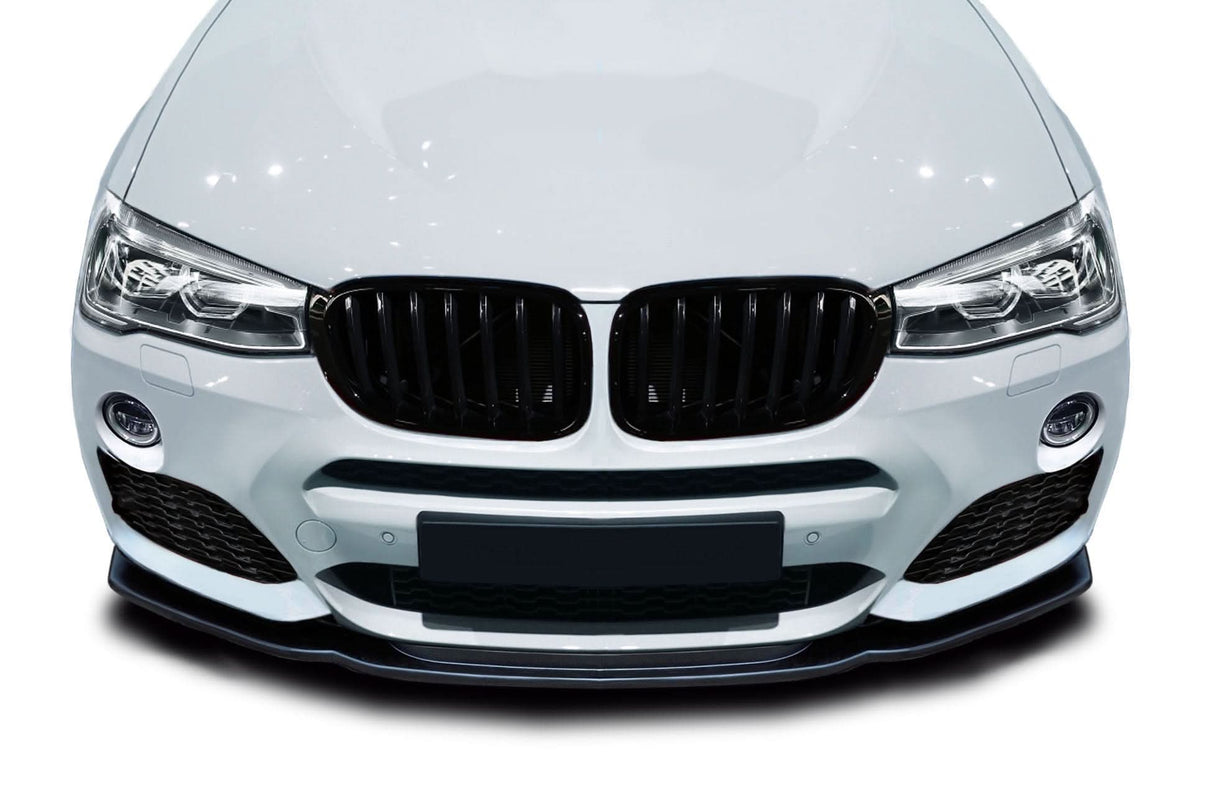 2015-2017 BMW X3 X4 CS Style Front Lip Spoiler Air Dam - FRP
