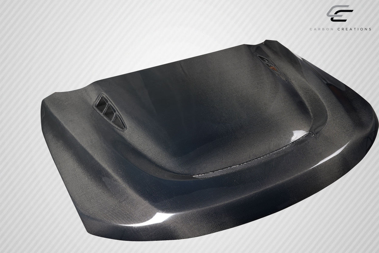 2011-2022 Jeep Grand Cherokee Delta Style Hood - Carbon Fiber