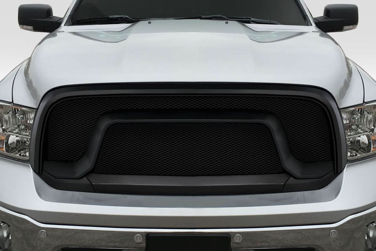 2013-2018 Dodge Ram 1500 Rebel Look Grille - 1 Piece - FRP