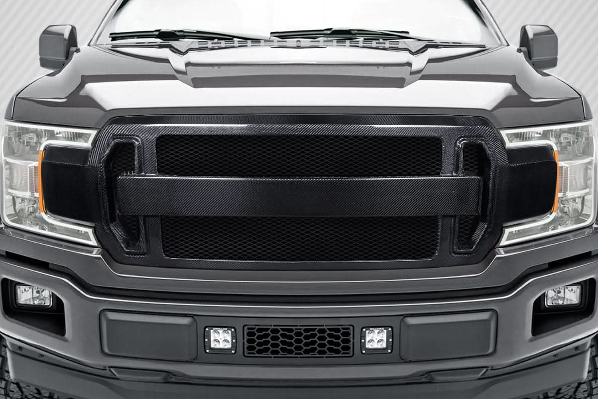 2018-2020 Ford F-150 Rocky Style Grille - Carbon Fiber