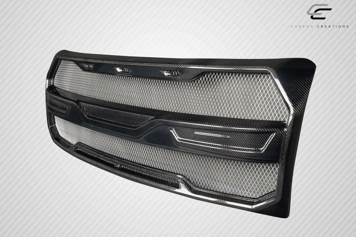 2009-2014 Ford F-150 Rage Style Front Grille - Carbon Fiber