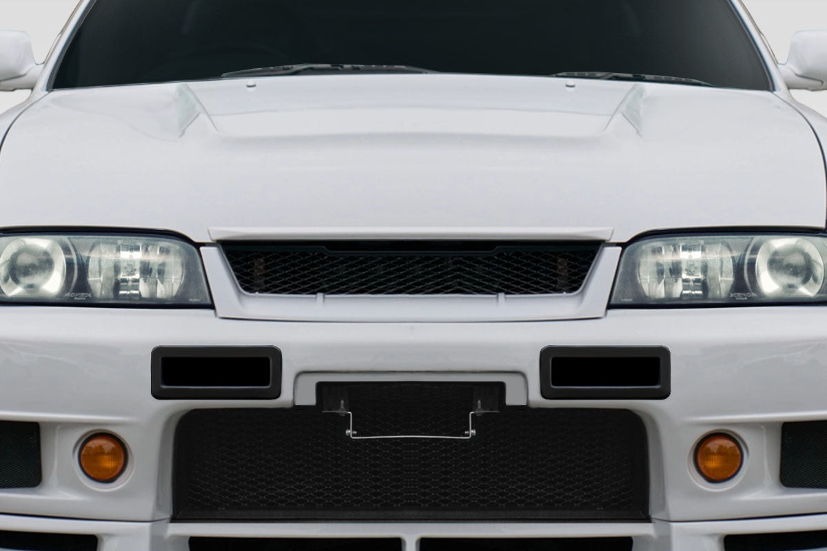 Universal R33 Look Front Bumper Air Vent Ducts - 2 Pieces - FRP