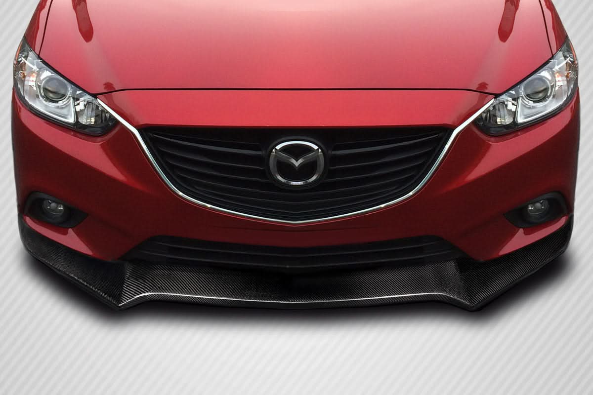 2014-2017 Mazda 6 Lazer Style Front Lip Spoiler - Carbon Fiber