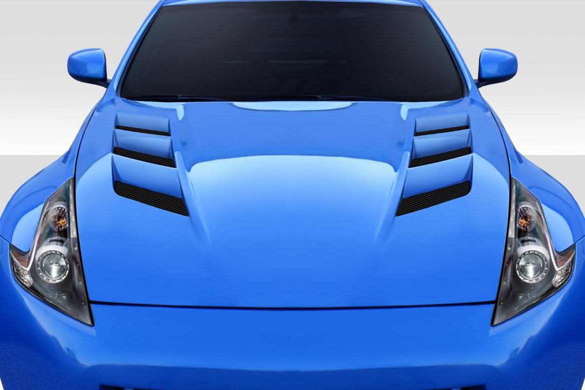 2009-2020 Nissan 370Z R Concept Style Hood - 1 Piece - FRP