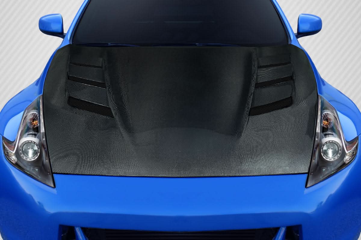 2009-2020 Nissan 370Z R Concept Style Hood - Carbon Fiber