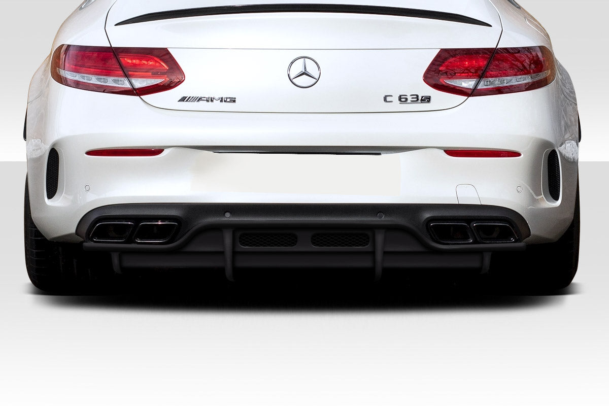 2015-2018 Mercedes C63 AMG Power Style Rear Diffuser - FRP