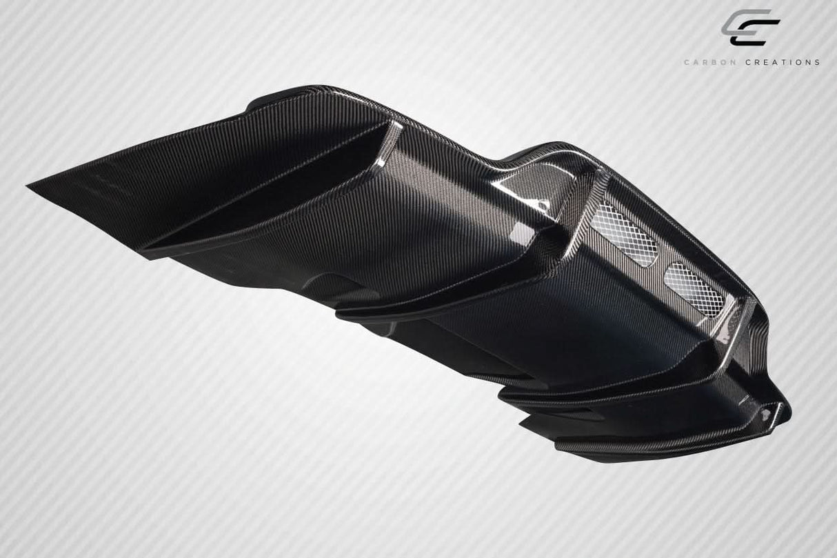 2015-2018 Mercedes C63 AMG Power Style Rear Diffuser - Carbon Fiber