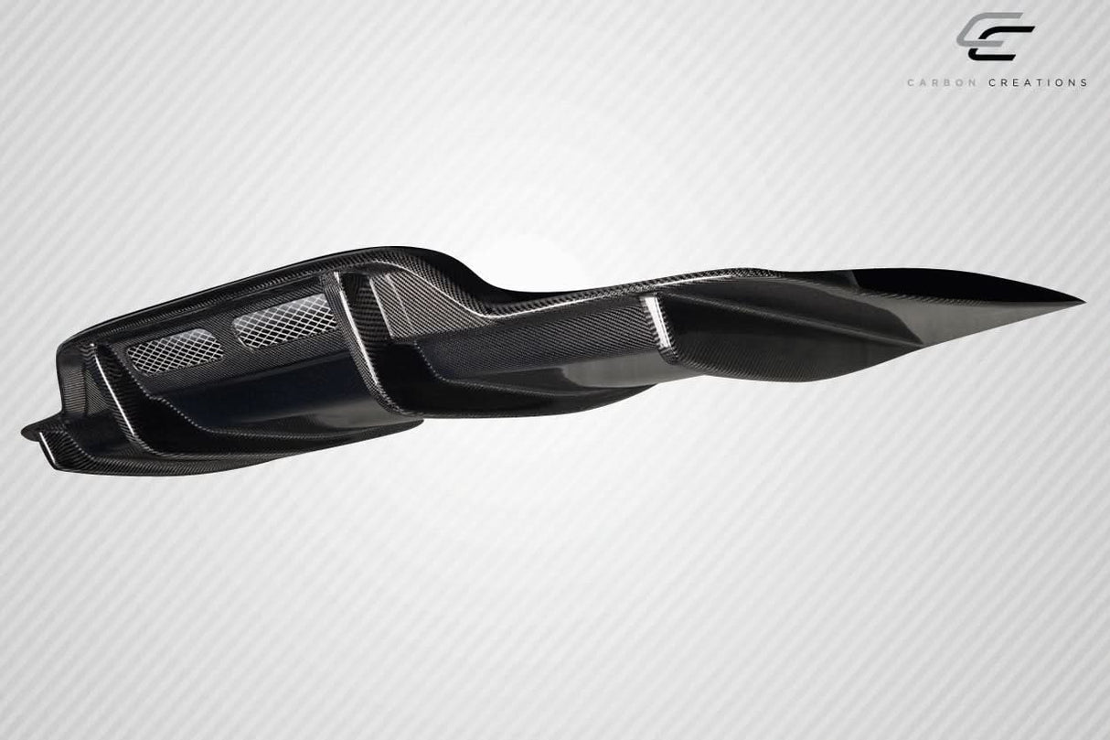 2015-2018 Mercedes C63 AMG Power Style Rear Diffuser - Carbon Fiber