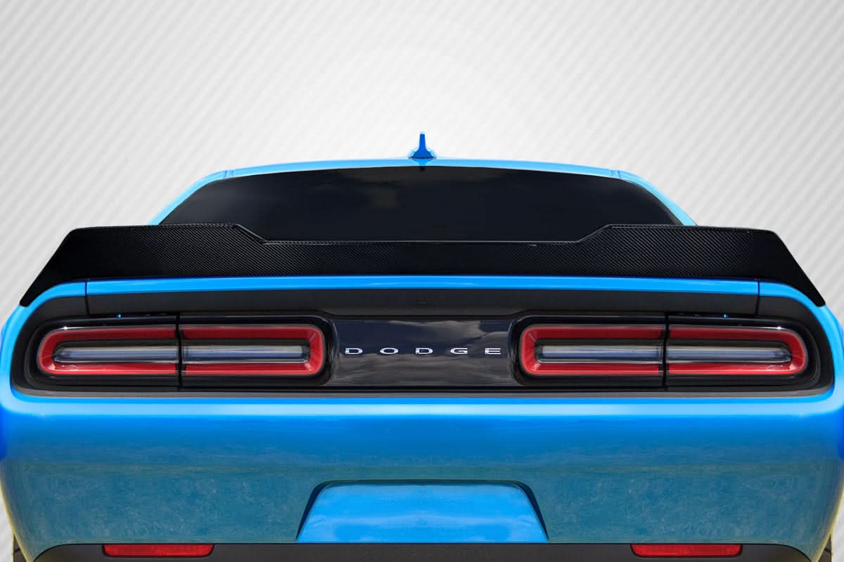 2008-2023 Dodge Challenger Strata Style Rear Wing Spoiler - Carbon Fiber