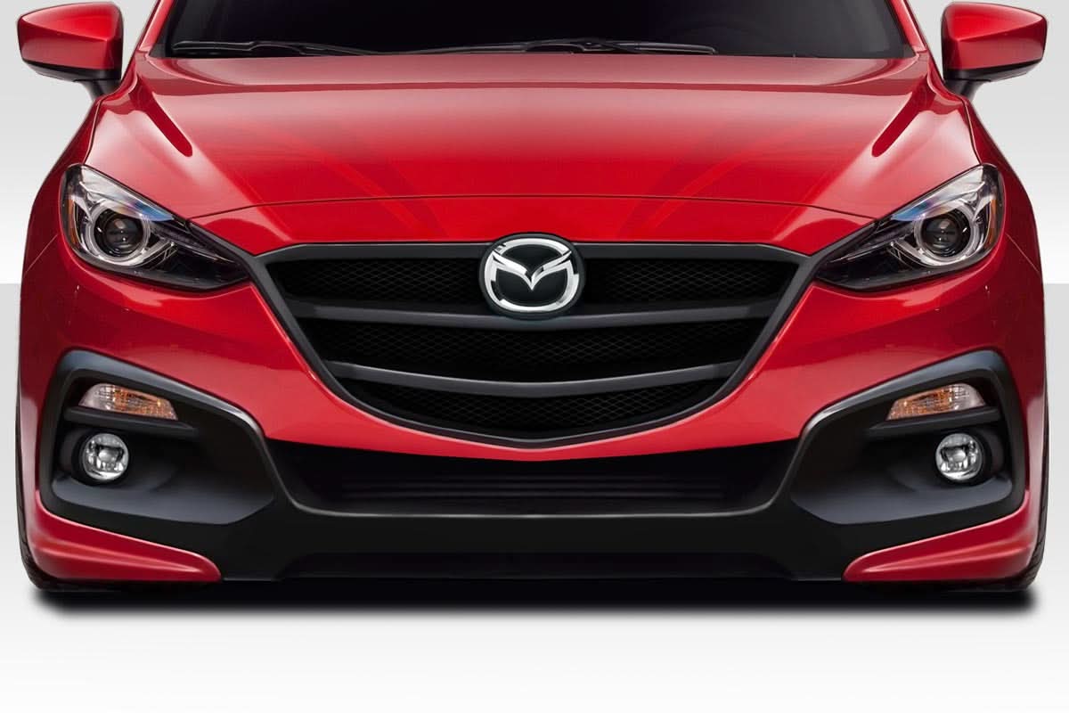 2014-2016 Mazda 3 Hatchback KSS Style Front Bumper - FRP