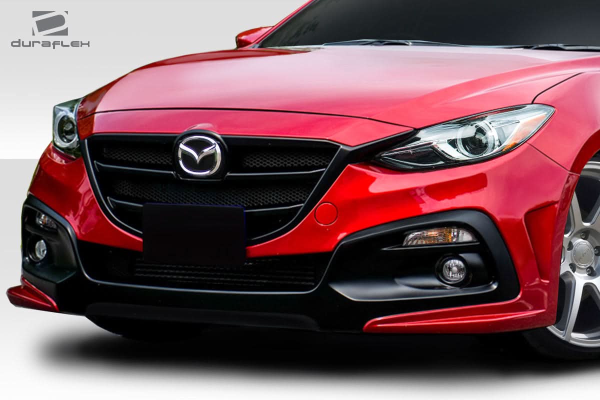 2014-2016 Mazda 3 Hatchback KSS Style Front Bumper - FRP