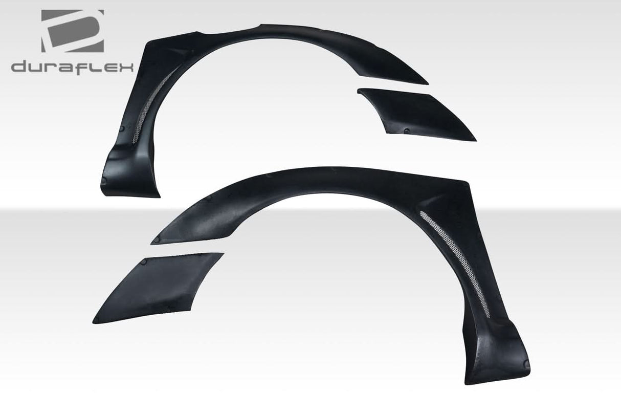 2004-2007 Porsche 911 LBW Style Front Fender Flares - 4 Piece - FRP