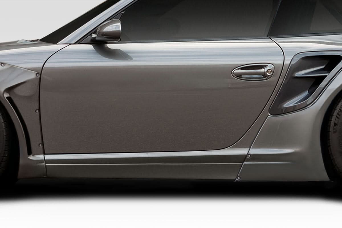 2004-2007 Porsche 911 LBW Style Side Skirts - 2 Piece - FRP