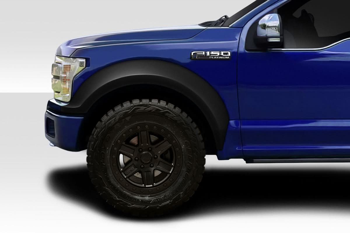 2018-2020 Ford F150 Rocker Style Front Fender Flares - 2 Piece FRP