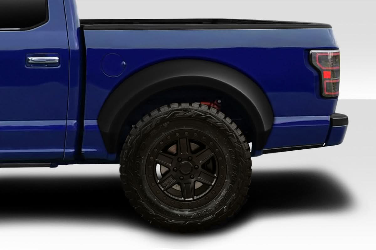 2018-2020 Ford F150 Rocker Rear Fender Flares - 2 Piece - FRP